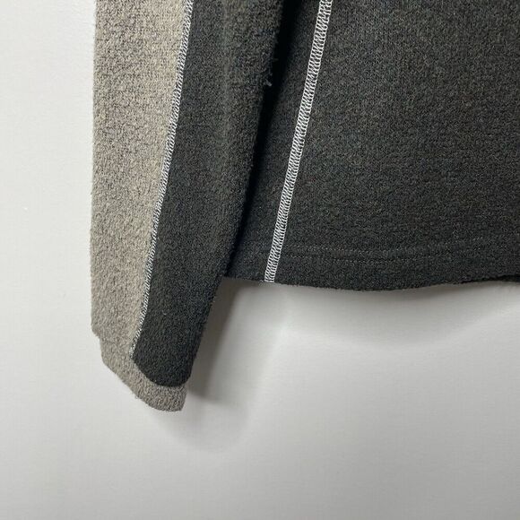 KUHL Alfpaca Fleece Jacket Women Medium Full Zip Brown Green Gorpcore Outdoor - Picture 10 of 13